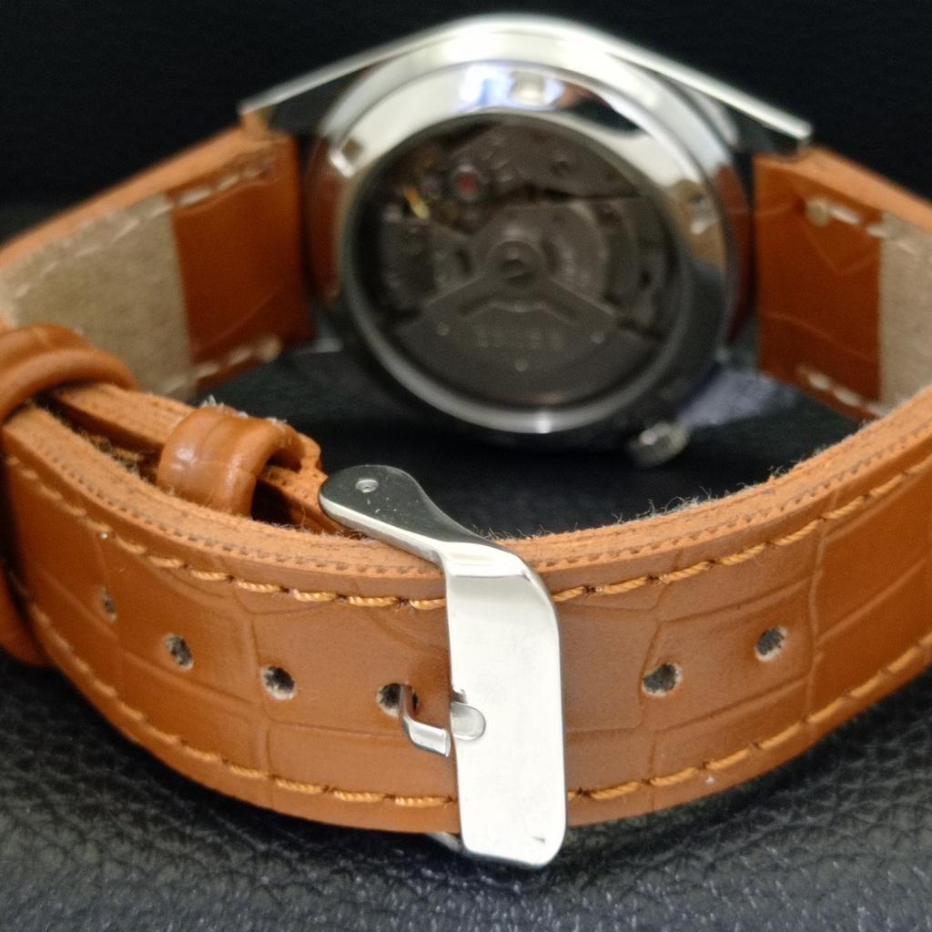VINTAGE REFURBISHED SEIKO 5 AUTOMATIC 6309A JAPAN MENS YELLOW WATCH A441102-4 Sk-a441102