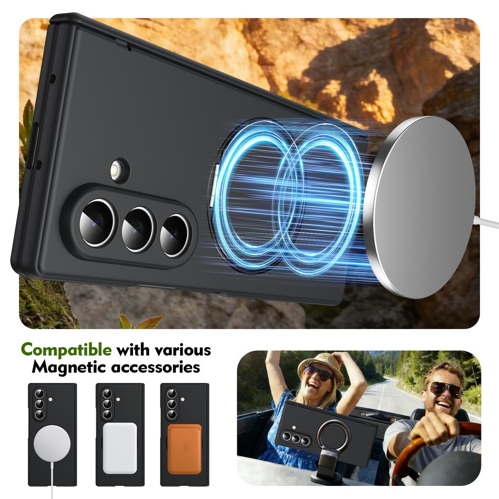 Full Coverage Phone Case for Samsung Galaxy Z Fold 8 Ultra Fold8 5G Fold7 Fold6 Fold5 Fold 7 5 6 Tempered Glass Film Stand
