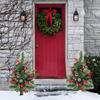 Solar Xmas Tree Garden Stake Lights Outdoor Xmas Tree Lighted Yard Decorations