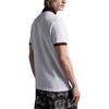 Moncler SS23 Color Block Logo Patch Short Sleeve Polo Shirt Men tops White I10918A0001284454001