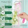 4Pcs Garden Pink Tulip Plant Watering Balls Suitable For Indoor Outdoor Plants Automatic Plant Drippers And Automatic Watering