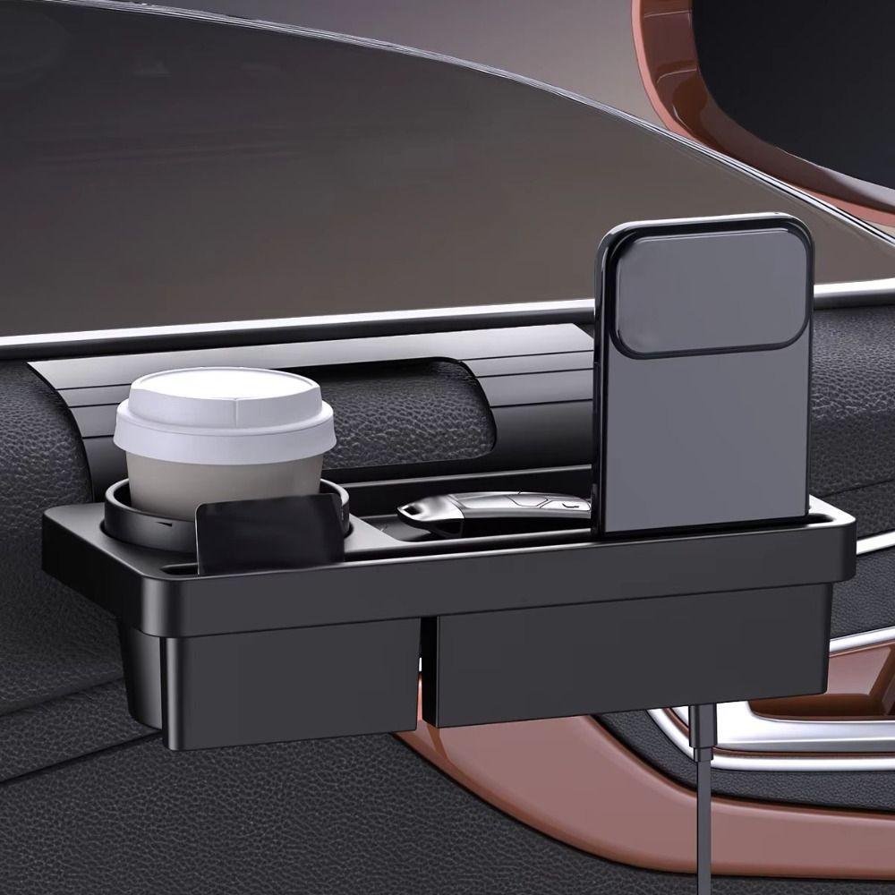 Storage Box Cup Holder Storage Barrel Pocket Multi Functional Storage Box Car Storage  Car Interior