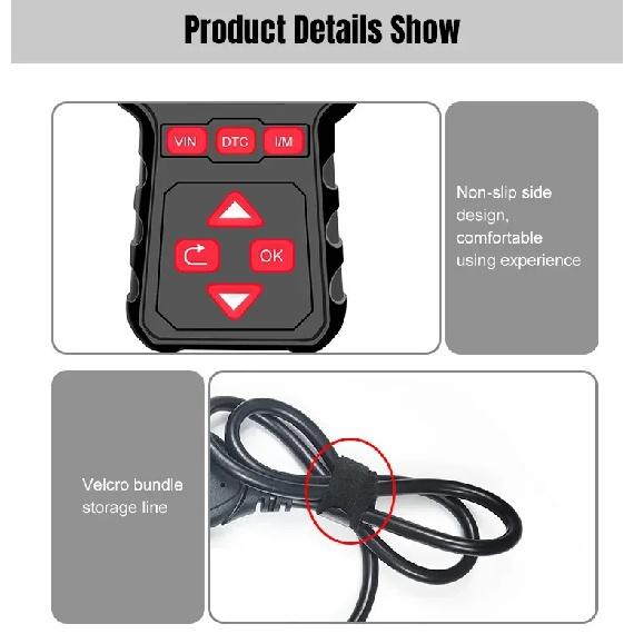 2026 KONNWEI KW320 Car Scanner OBD2 EOBD Fault Diagnostic Tools Professional Auto Scanner Live Data Read Erase Codes DTC Lookup