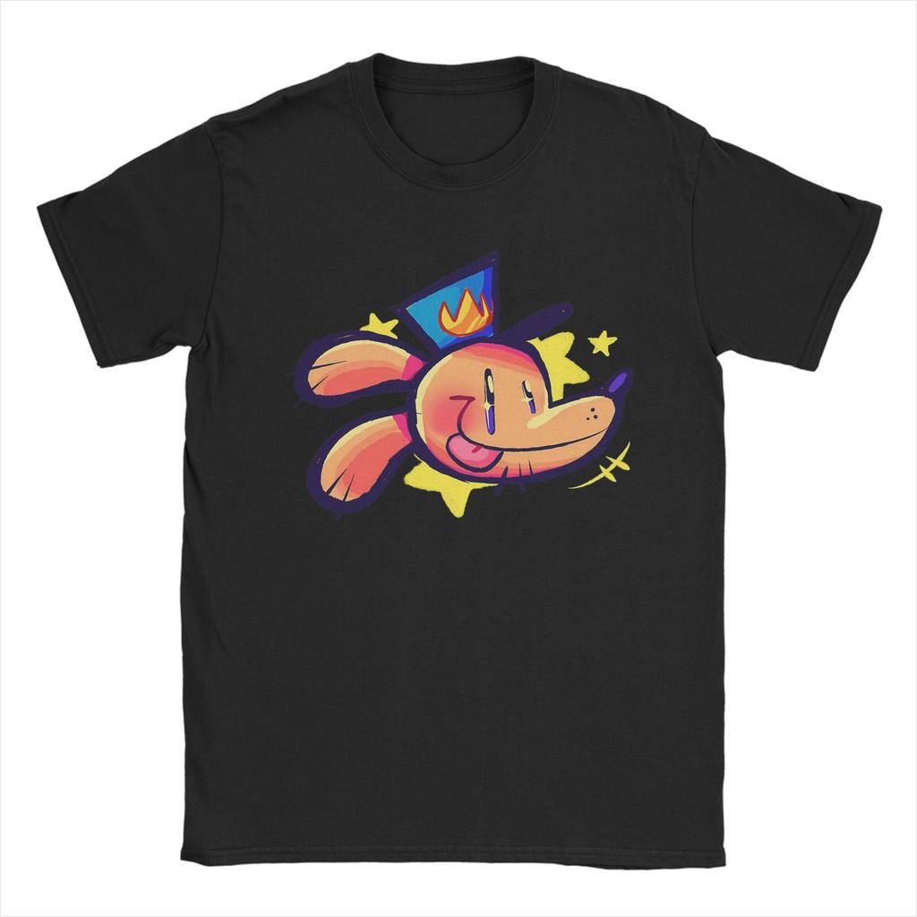 Movie Kid Adventure Animation Funny TShirt for Men Dog Man 100 Cotton Tees Round Collar Short Sleeve T Shirts Gift Clothing