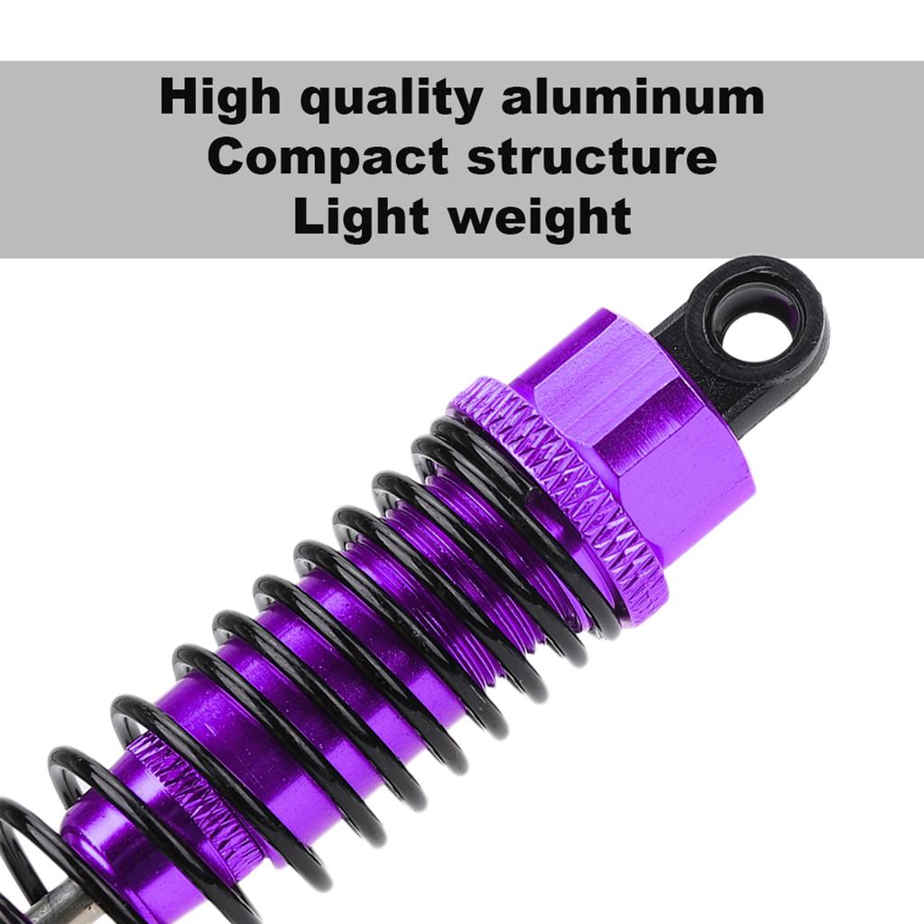 4Pcs RC OffRoad Vehicle Metal Shock Damper Part for HSP 106004 Remote Control Car Accessory