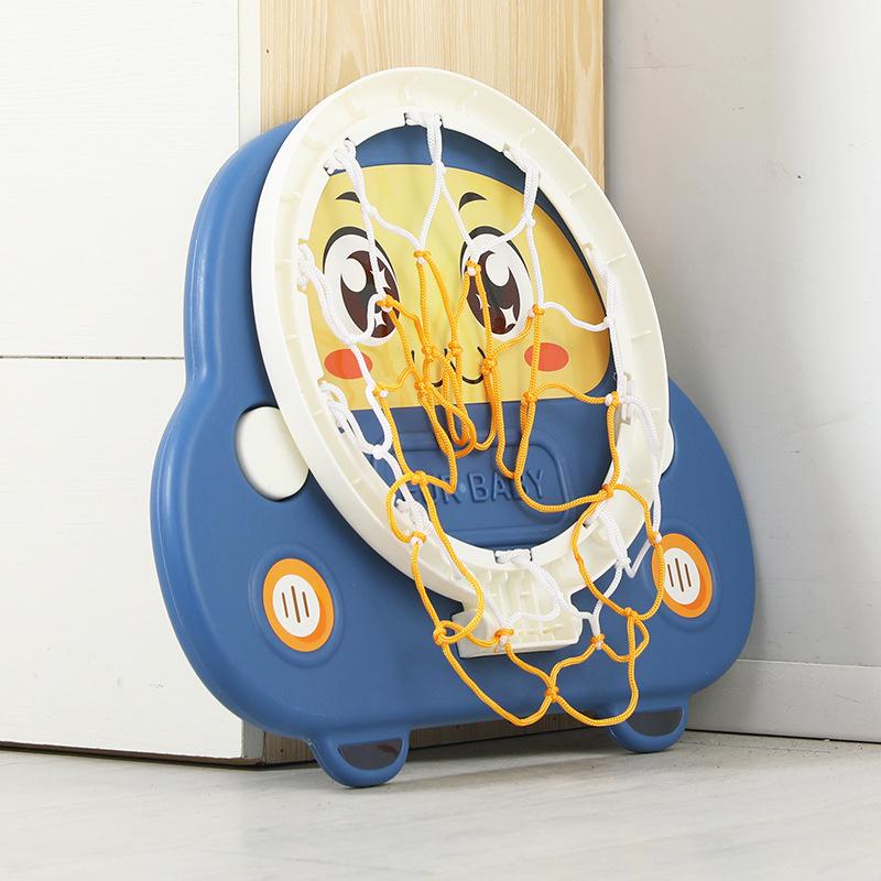Portable Mini Basketball Set Collapsible Punch-Free Backboard Ball Goal Toys For Children