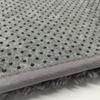Senko Cushionie 2 Washing 50 x 80 and 50028 B.B.Collection Mat, Approx. cm, Gray, Thick, Voluminous, Soft,
