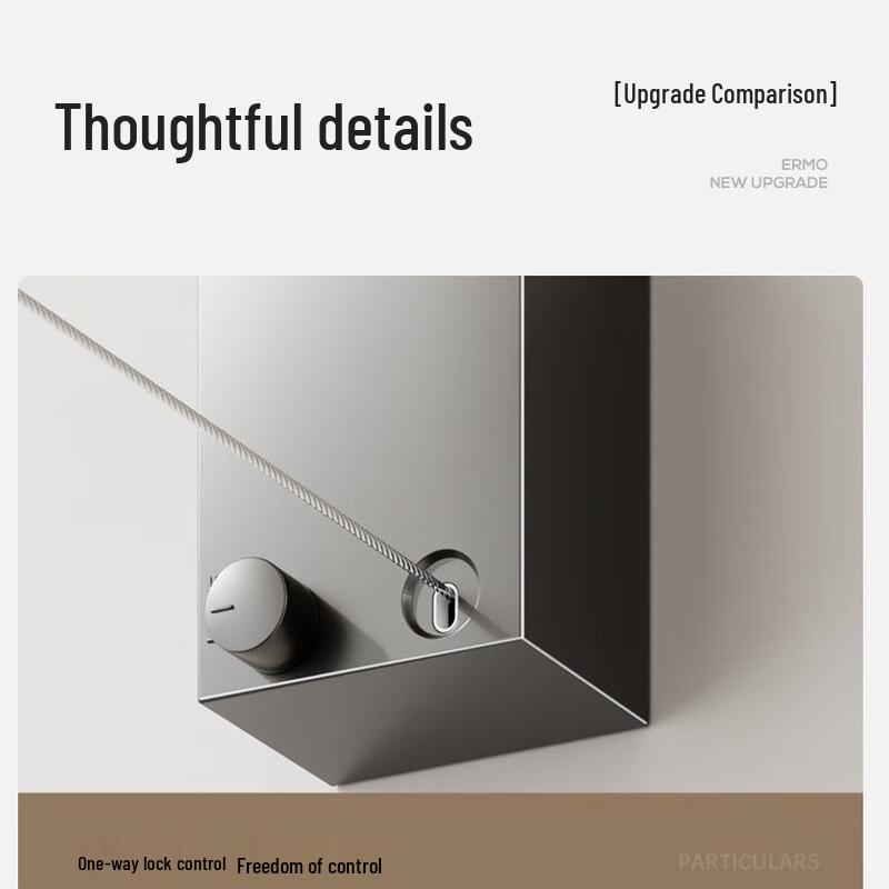 Yonglian Retractable Wall-Mounted Clothesline