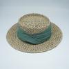 Japanese Retro Japanese Salty Grass Seaweed Woven Flat Top Top Top Top Hat Women'S Summer Shading Vacation Panama French Straw Hat