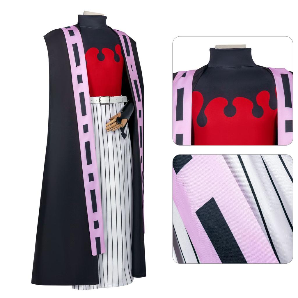 Japan cartoon comics Demon Slayer cosplay outfit Upper Moon Two anime cosplay costume for girls Halloween  0075