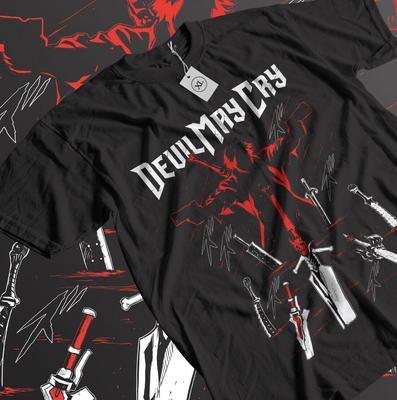 Virgil Devil T-Shirt Trigger May Cry DMC3 Premium Unisex Shirt Alle Größen