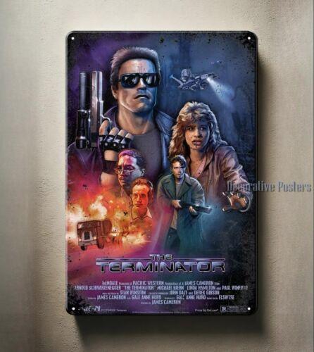 The Terminator Movie Metal Poster Tin Sign xcm Collectable PlateAluminum 20x30cm(7.8x11.8inch)