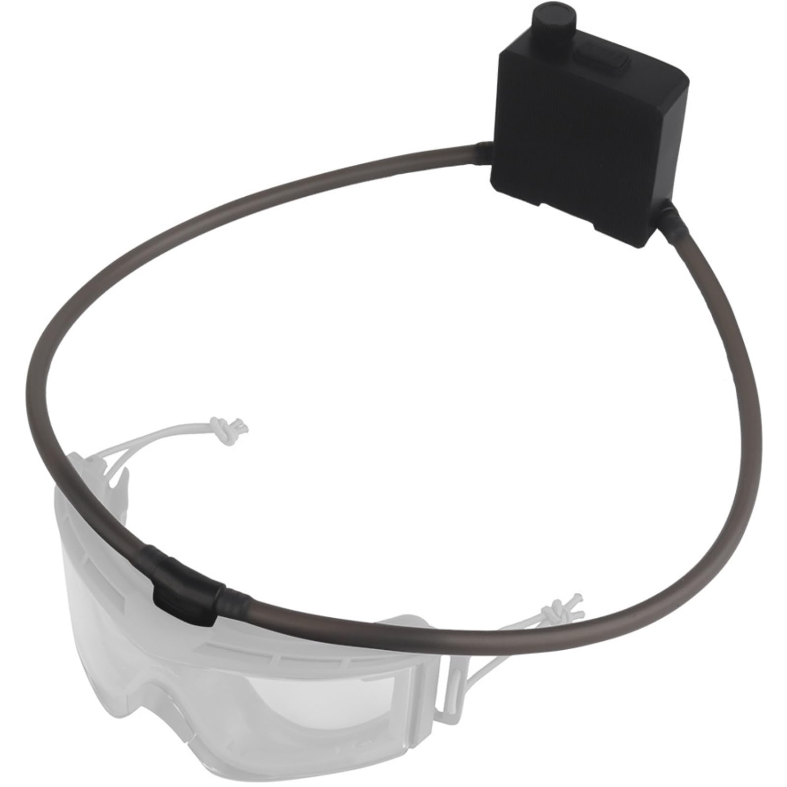 

Tactical Goggles Fan Defogger Anti-Fog Kit Eyewear Air Defog for Airsoft Shooting Motocross Skiing Mountaineering Clear Vision чорний