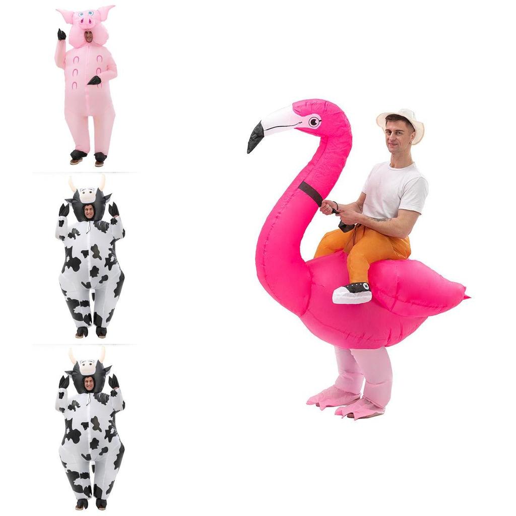 Lustiges aufblasbares Tierkostüm für Halloween, Cosplay und Maskerade-Partys
