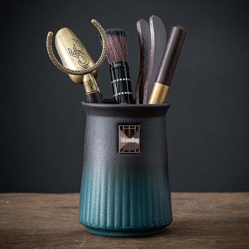 Ebony Wood Chinese Tea Ceremony Tool Set