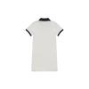 New MLB New York Yankees Basic Collection SS25 Short Sleeved Dress Women's White 3FOPB0253-50IVS