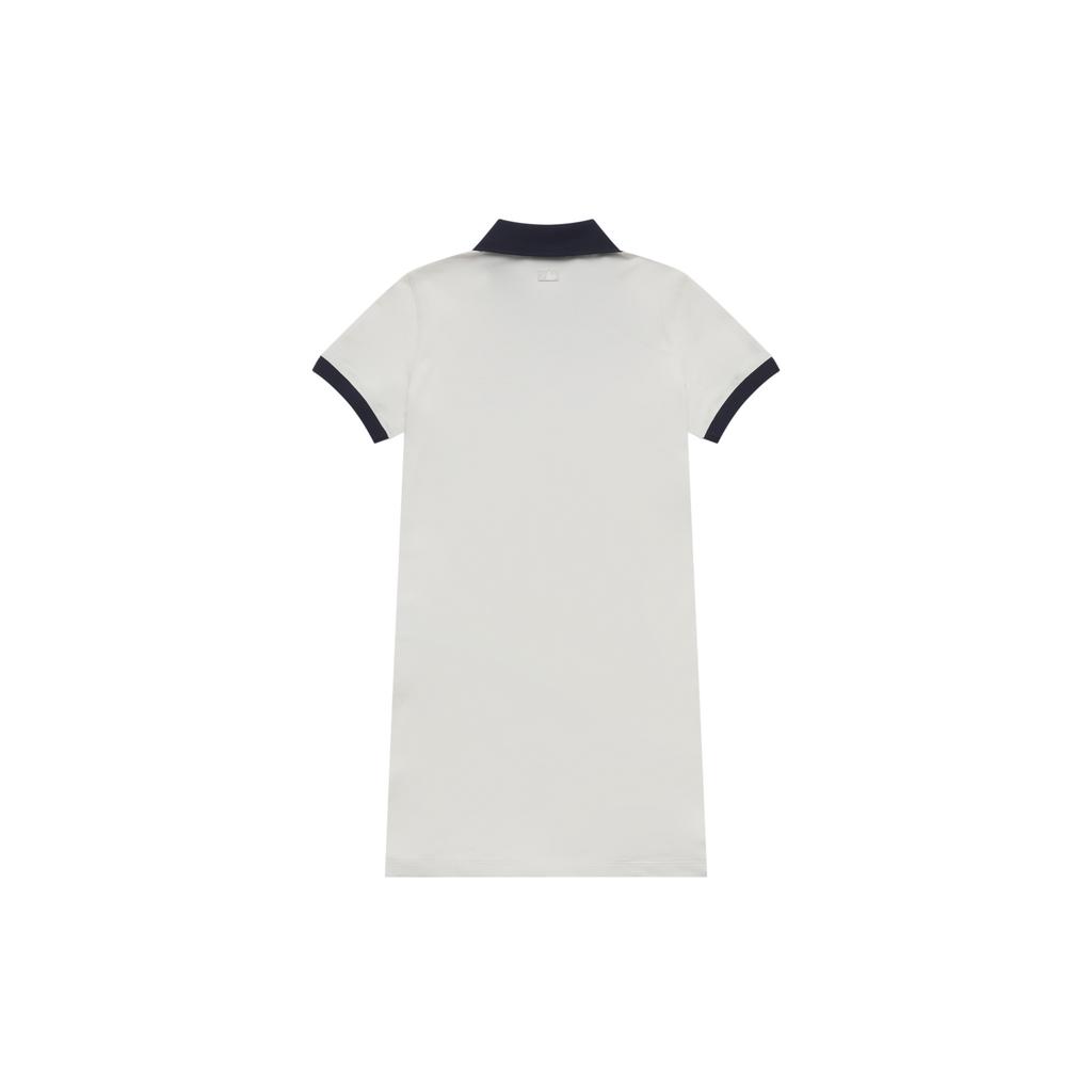 New MLB New York Yankees Basic Collection SS25 Short Sleeved Dress Women's White 3FOPB0253-50IVS