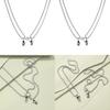 Unique And Stylish Couples Astronaut Necklace Set For Trendy Fashion Lovers