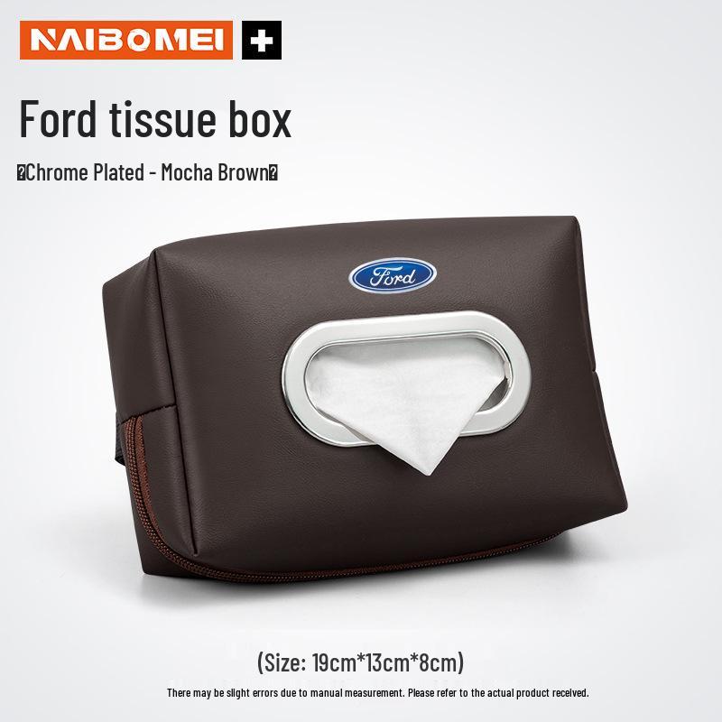 Ford Car Tissue Box for Armrest or Seat Back (Mondeo, Fusion, Focus, Taurus)