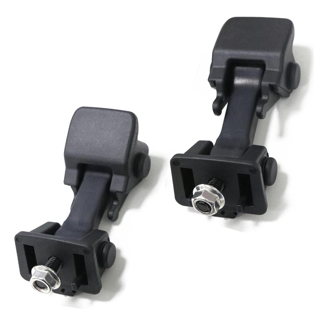 OEM TJ Hood Latches, Original Factory Hood Latch Kit For 1997-2006 Jeep Wrangler TJ Accessories, 1 Pair, Black