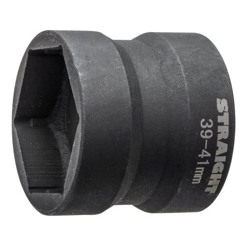 Straight 1/2" (12.7mm) Impact Socket, 39 X 41mm, for Clutch Nuts, Part Number 10-6955