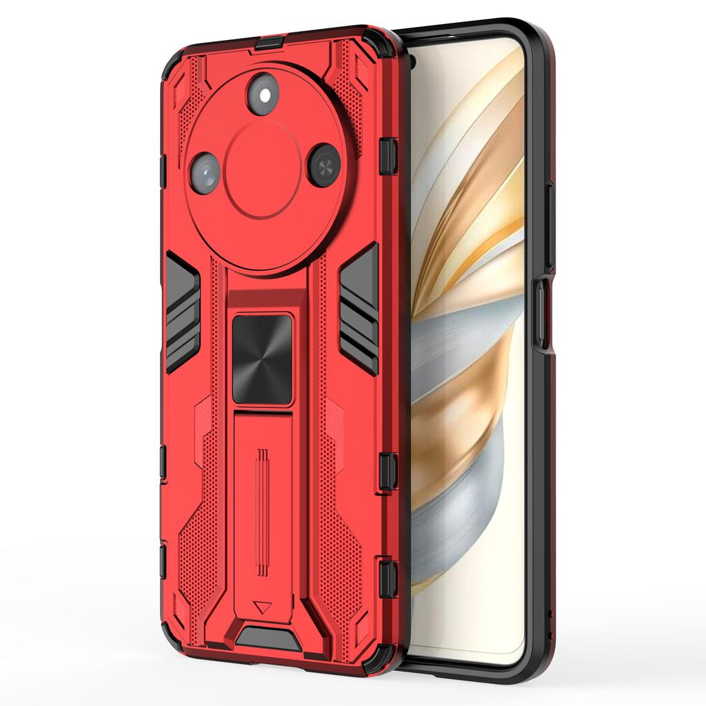 For Honor X60 5G Case PC+TPU Shockproof Phone Cover with Kickstand
