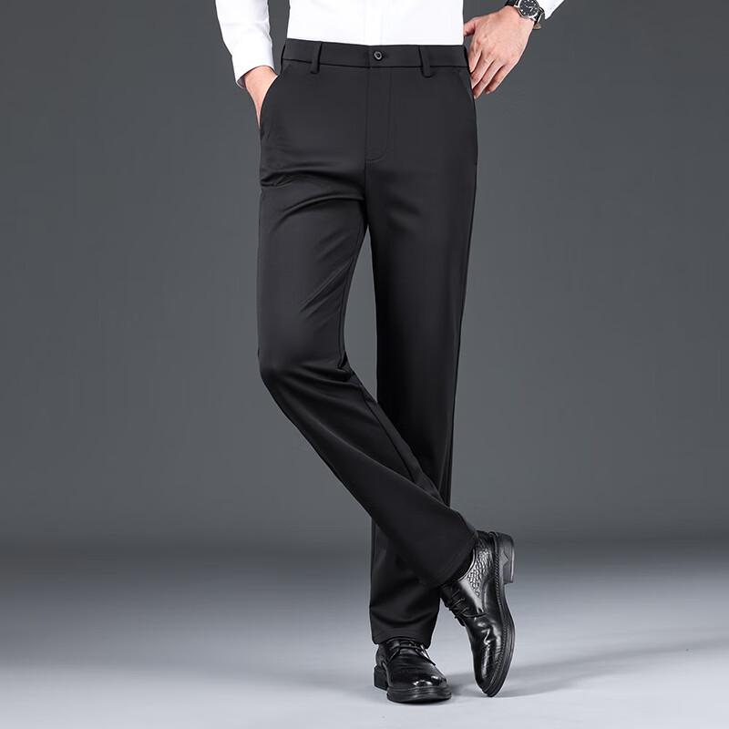 Yiliteng Men's Business Casual Straight-Leg Pants YTMSDKY7629