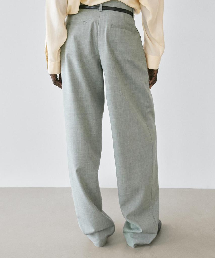 Masimodutti Fluid Pants With Dart Detail