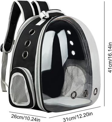 Cat Carrier Backpack Transparent Cat Bag Capsule Bubble Pet Backpack Small Animal Puppy Kitty Breathable Pet Carrier for Travel
