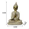 Buddha Sculpture for Home Office Decor - Handcrafted Resin Figurine