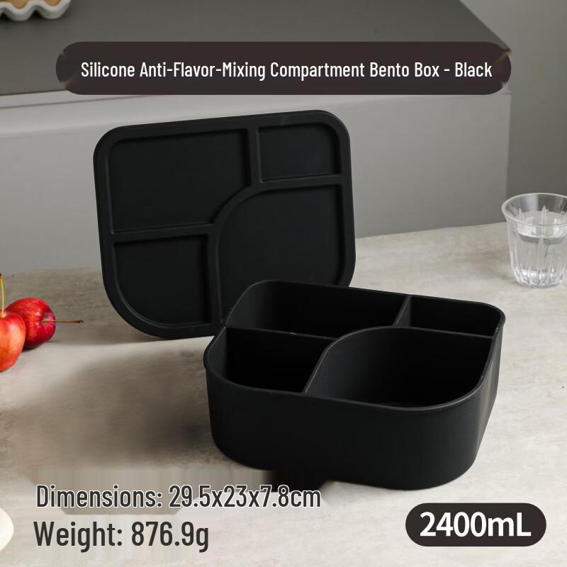 RuHan Portable Silicone Microwaveable Lunch Box