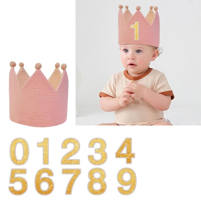 Crown Props Hat for Kids Photography Props Headdress Crown Birthday Celebration Party Hat Fotografia Props Headwear