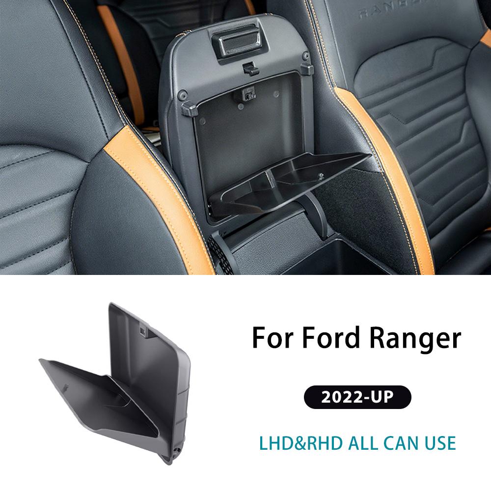 For   2024 2025 Ford Ranger T9 Car Armrest Box Hidden Storage Box Center Console Storage Case чёрный