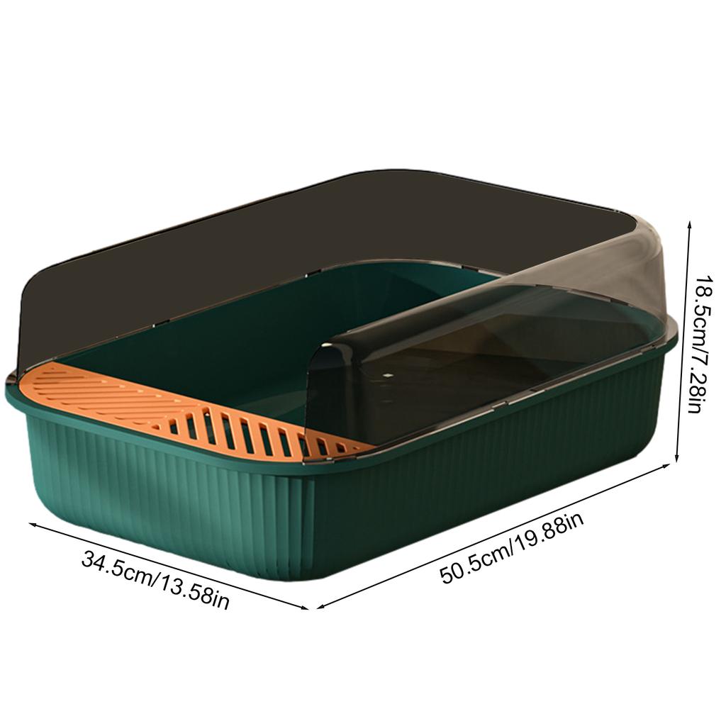 Cat Litter Toilet Semi-Enclosed Proof Cat Toilet Training Cats Pet Cats Clean Supplies