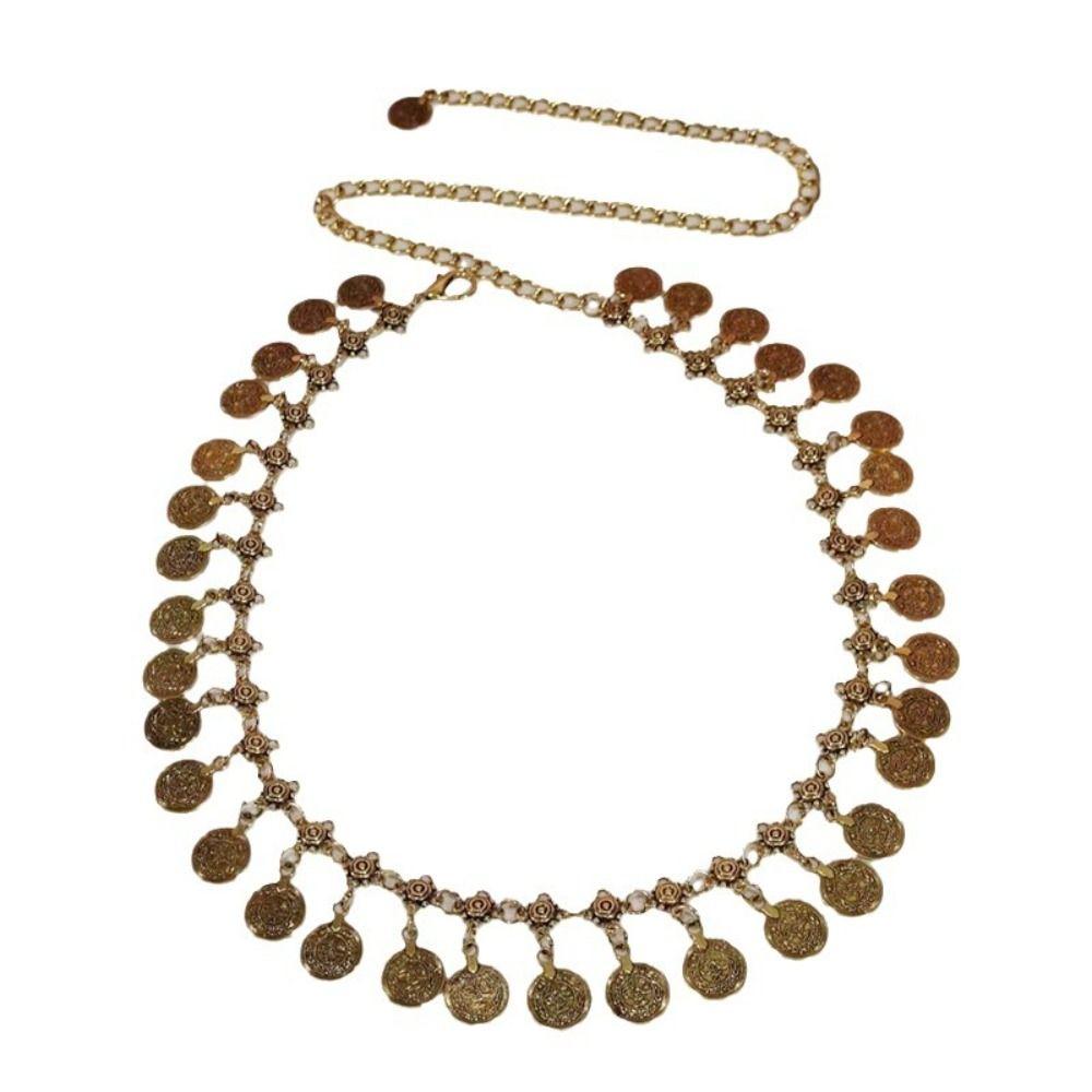 Tassels Coin Belly Chain Retro Body Jewelry Fashion Waist Chains  for Women