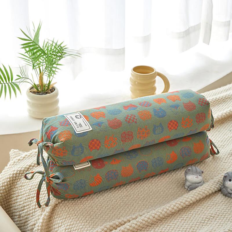 OLOMM Cotton Gauze Buckwheat Cervical & Lumbar Pillow