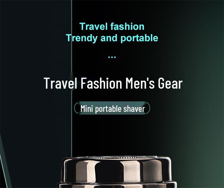 2023 Rechargeable Electric Mini Shaver for Men - Silent, Full Body, and Car Compatible