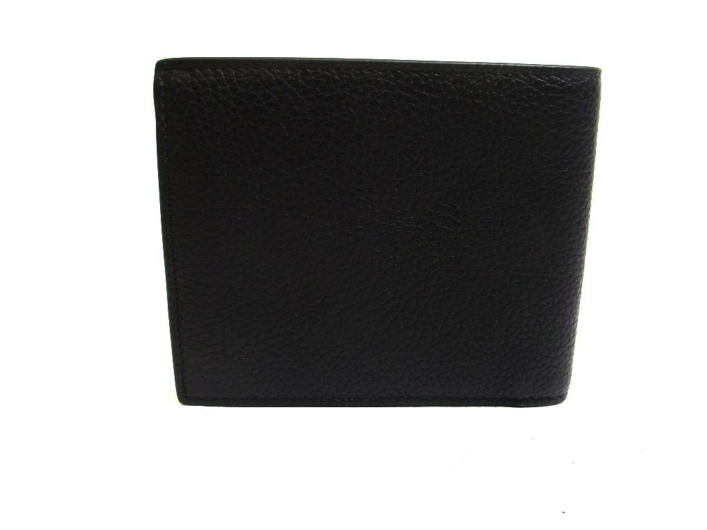 Authentic Christian Louboutin Coolcard Black Red Leather Bifold Bill Wallet #b178 Open Box