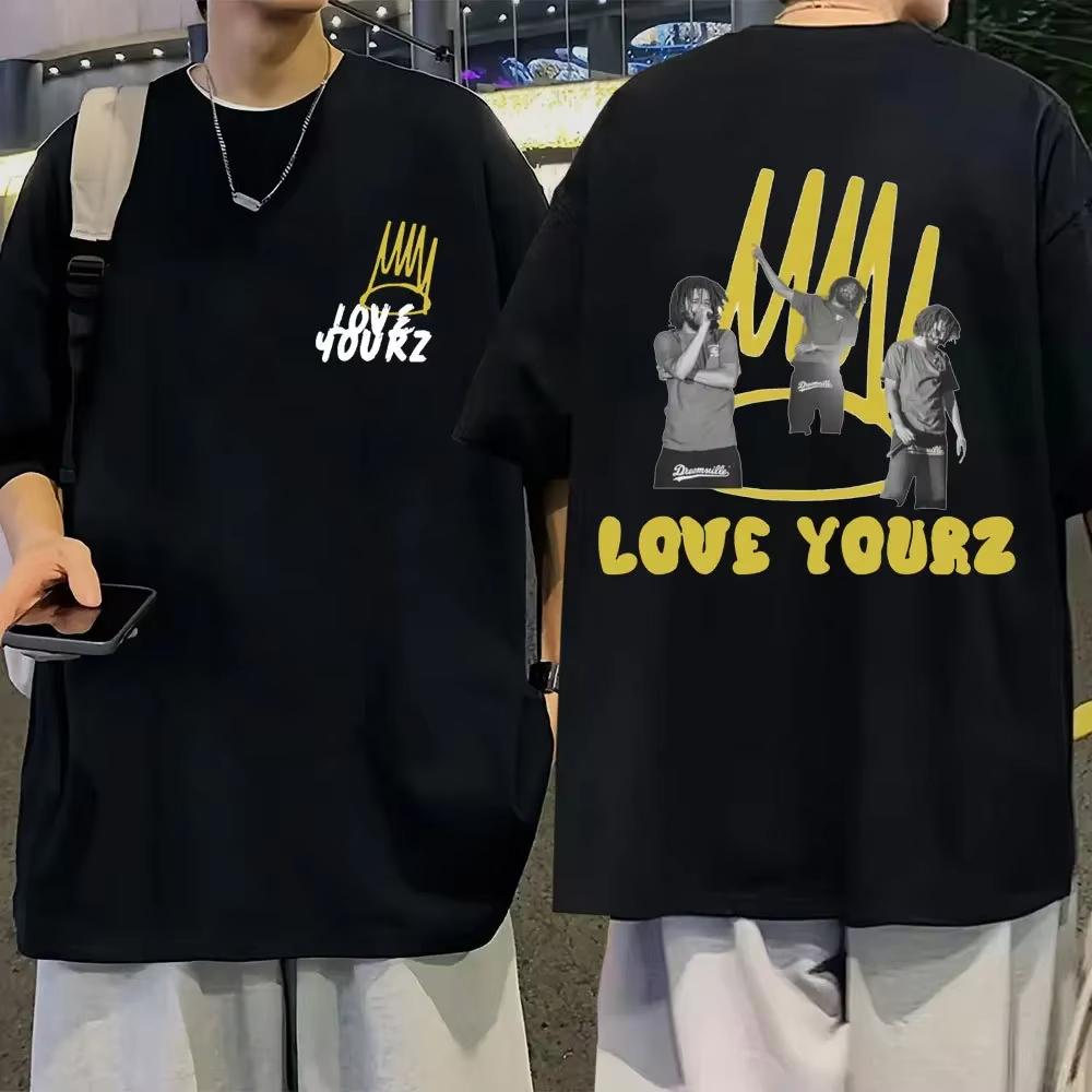 Rapper J Cole T-Shirt Vintage Stil Musikalbum Konzert Grafik T-Shirts Herren Harajuku Hip Hop Punk Street T-Shirt Unisex