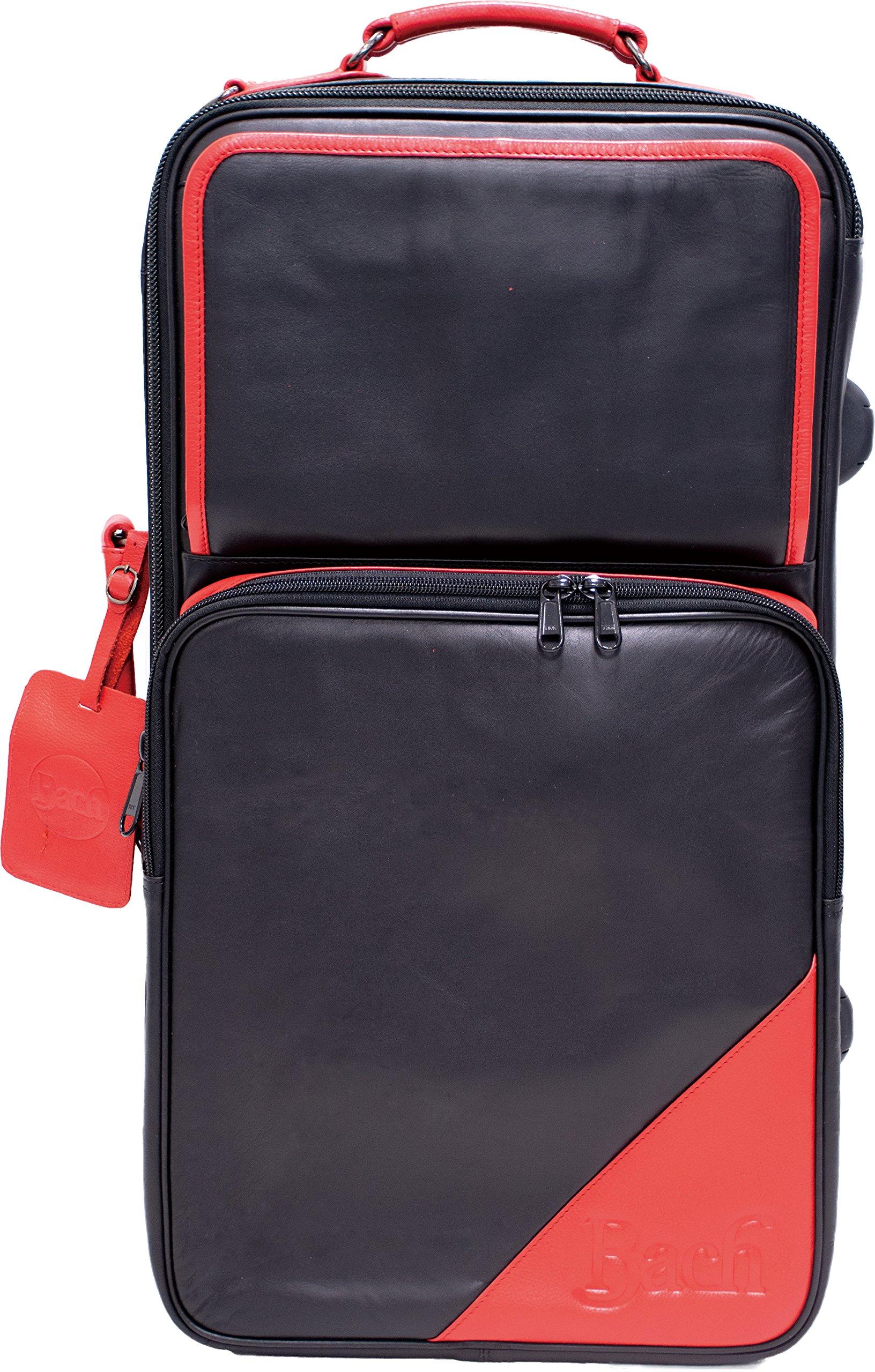 

Bach Trumpet Compact Gig Bag, Triple, Black & Red Leather