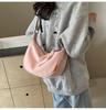 2025 Trendy Women's Korean Style Nylon Dumpling Crossbody Bag - Versatile, Large Capacity Canvas Shoulder Bag