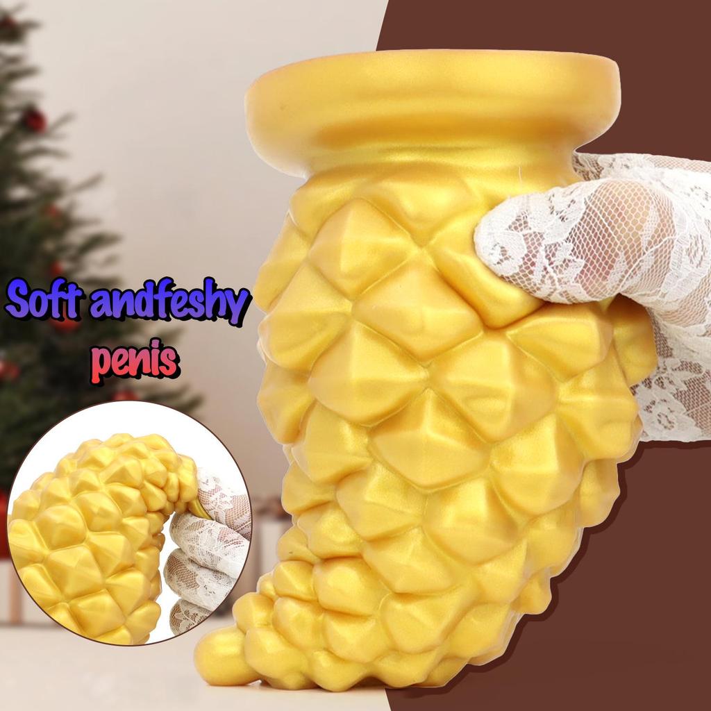 Gold Anal Plug for Men & Women, Masturbator, Fisting Dilator, Adult Erotic Toy