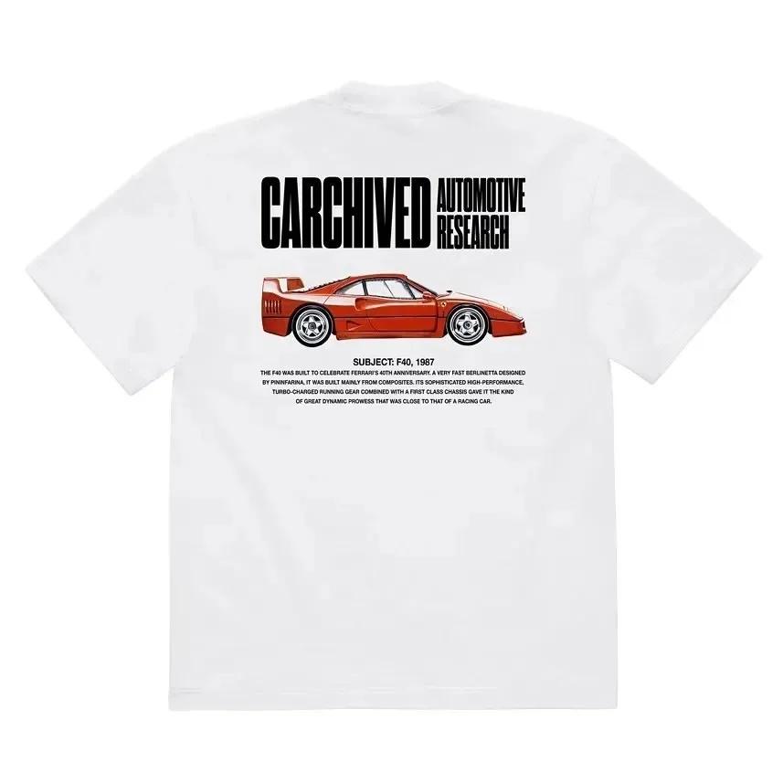 2024 Y2k Street Vintage Animated Alphabet Print Short Sleeve T-shirt Women's Summer Harajuku Fashion Casual Loose Top