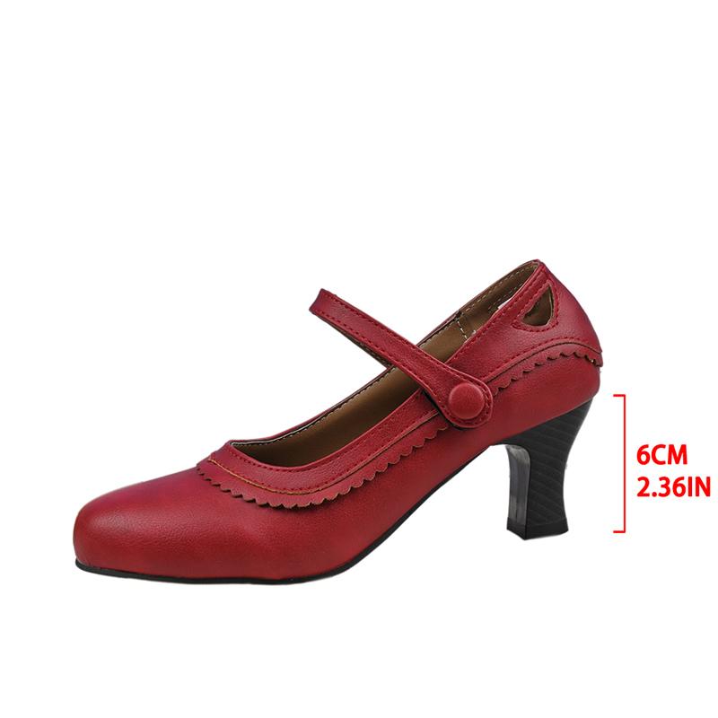 Módní Retro Zelené Kožené Mary Jane Lodičky Žena Vintage Volánkový Design Vykrojené Šaty Zapatos Dámský Značkový Design Derby Boty Plus Size