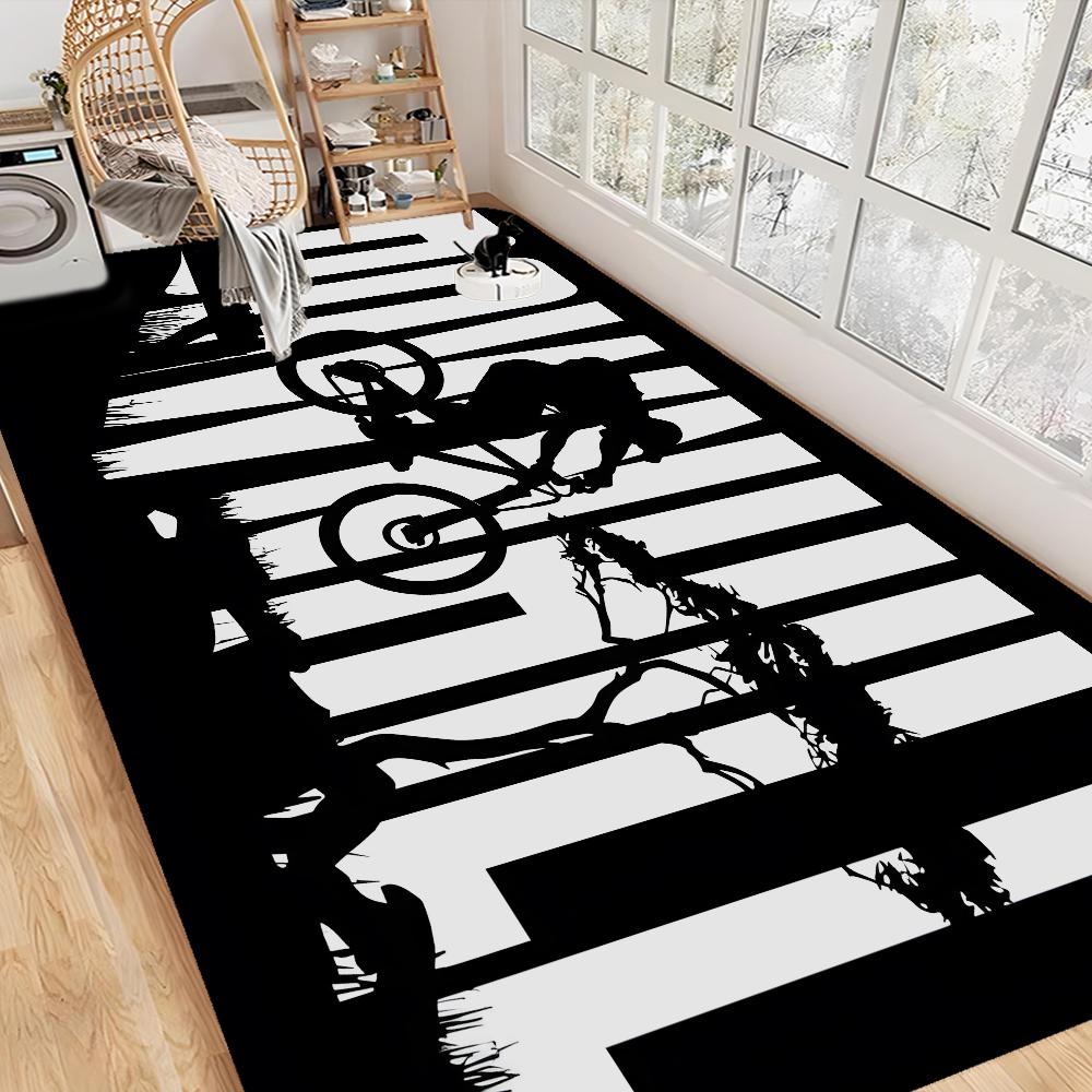 Bicycle Mountain Bike Cycling Floor Mat Nordic Style Home Doormat Bathroom-Toilet Mats Bedroom Hotel Decor Mat