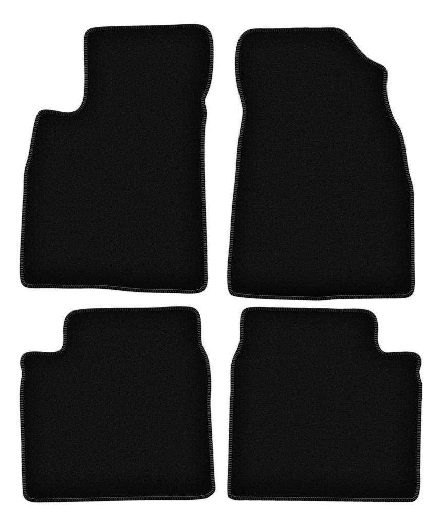 BASIC black velour floor mats for: Kia Opirus sedan (2002-2011)
