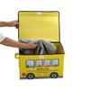 Home Supplies Children's Clothing And Toys Storage Box Laminated Non-woven Cartoon Car Storage Box Kids Collapsible Storage