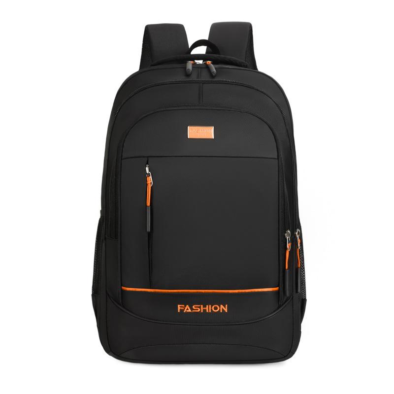 

2 New casual backpack large capacity male wear-resistant junior high school college student schoolbag commuter business computer bag
