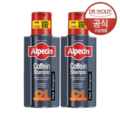 Alpecin Alpecin Shampoing à la Caféine C1 Renforcement Capillaire 375ml X 2