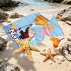Custom Name Personalized Alfons Aberg Print Beach Towel, for Trip Camping Beach Party Home Decor, Birthday Gift for Family & Friends